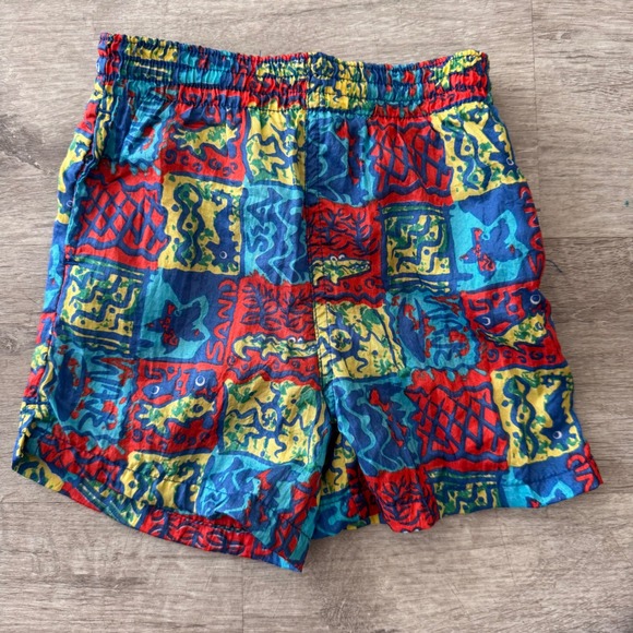 Surf Sport Other - Vintage 1996 Surf Sport Toddler Boys Swim Trunks 24M Multicolor Abstract Print